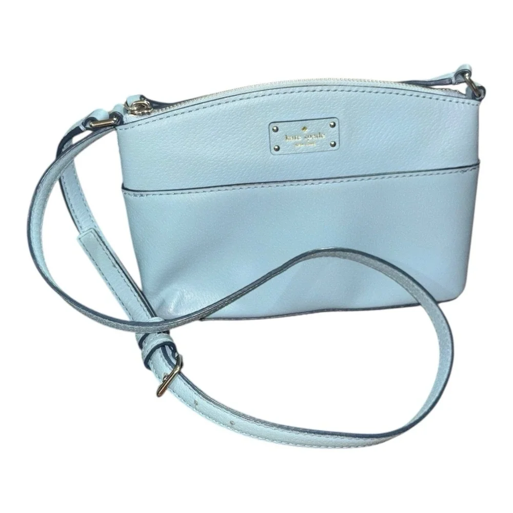 Kate Spade New York Grove Street BlueDawn‎ Millie Crossbody Bag Purse Leather